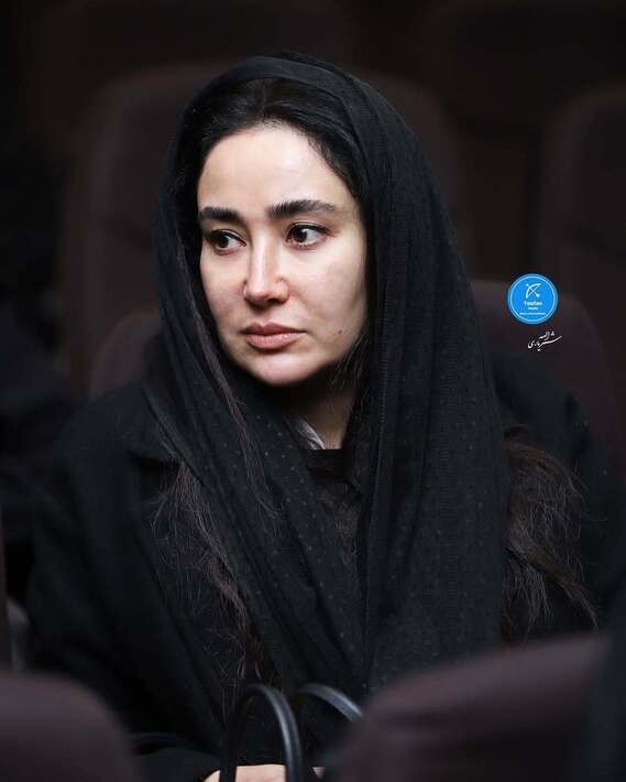 بهاره افشاری در مراسم ترحیم مادر سعید سهیلی
