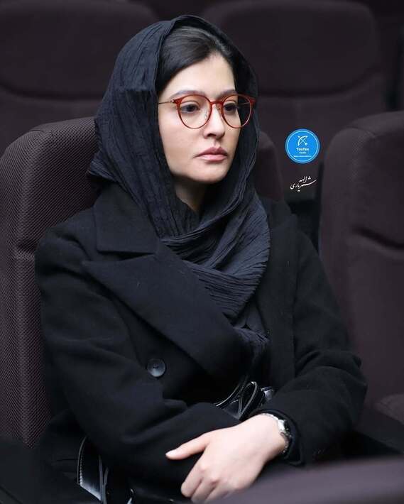 پردیس احمدیه در مراسم یادبود مادر سعید سهیلی